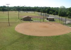 Aerial View of Baseball Field